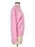 Flat White Solid Pink Turtleneck Sweater Size M - photo 4