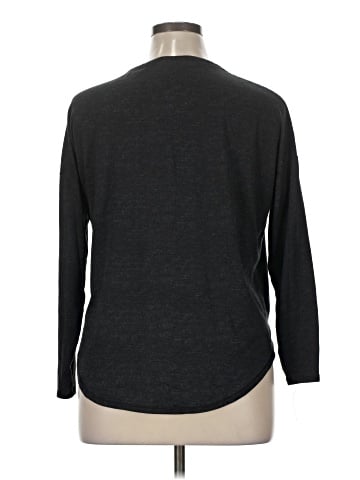 Jaclyn Intimates Long Sleeve Henley (view 2)