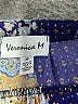 Veronica M. Paisley Blue Casual Skirt Size M - photo 4
