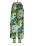 Kahala 100% Rayon Tropical Green Casual Pants Size 10 - photo 1