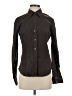 Theory Black Long Sleeve Button-Down Shirt Size S - photo 1