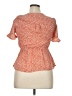 Monteau Orange Short Sleeve Top Size S - photo 2