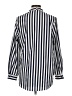 Shein Stripes Ivory Long Sleeve Blouse Size L - photo 2