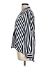 Shein Stripes Ivory Long Sleeve Blouse Size L - photo 5