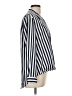 Shein Stripes Ivory Long Sleeve Blouse Size L - photo 4