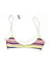 Assorted Brands Stripes White Swimsuit Top Size M - photo 2