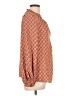 Max Studio 100% Polyester Orange Long Sleeve Blouse Size L - photo 4