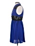 Audrey 3+1 Color Block Blue Cocktail Dress Size XS (estimated) - photo 5