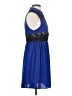 Audrey 3+1 Color Block Blue Cocktail Dress Size XS (estimated) - photo 4