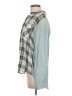 Sam Edelman 100% Tencel Color Block Teal Long Sleeve Blouse Size S - photo 5