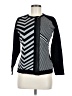 Conrad C Chevron-herringbone Black Cardigan Size M - photo 1