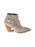 Jeffrey Campbell Gray Tan Ankle Boots Size 6 1/2 - photo 1