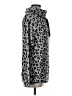 Planet Gold 100% Polyester Animal Print Silver Pullover Hoodie Size M - photo 4