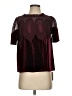Assorted Brands Burgundy Short Sleeve Blouse Size XS - photo 1