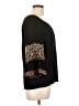 Max Studio 100% Rayon Black 3/4 Sleeve Blouse Size L - photo 4
