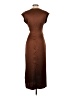 Zara 100% Polyester Brown Casual Dress Size XS - photo 2