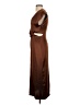 Zara 100% Polyester Brown Casual Dress Size XS - photo 5