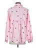 Unbranded Stars Pink Long Sleeve Blouse Size S - photo 2