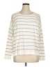 Eileen Fisher Stripes Ivory Pullover Sweater Size XL - photo 1