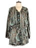 The Impeccable Pig Paisley Teal Romper Size L - photo 1