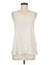 Gap 100% Polyester Ivory Sleeveless T-Shirt Size M - photo 1