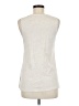 Gap 100% Polyester Ivory Sleeveless T-Shirt Size M - photo 2