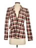 J.Crew 100% Cotton Plaid Gold Blazer Size 4 - photo 1