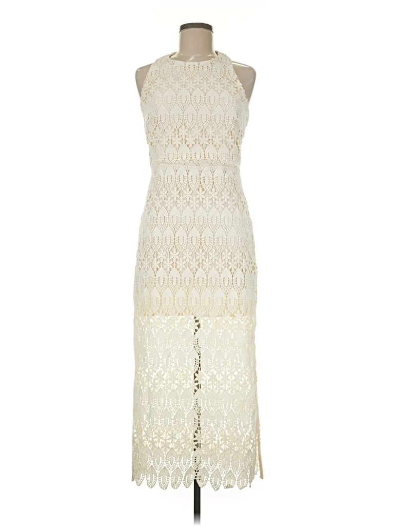 Pre-owned Just Me Cocktail Dress In White