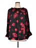 Talbots 100% Polyester Black 3/4 Sleeve Blouse Size 1X - photo 1