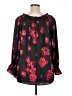 Talbots 100% Polyester Black 3/4 Sleeve Blouse Size 1X - photo 2