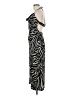 AaKaa 100% Polyester Animal Print Black Cocktail Dress Size M - photo 5