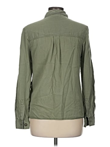 Topshop Long Sleeve Button-Down Shirt (view 2)