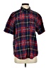Levi's Plaid Red Short Sleeve Button-Down Shirt Size S - photo 1