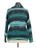 Fred David Stripes Teal Pullover Sweater Size 3X - photo 2
