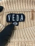 Veda Stripes Tan Turtleneck Sweater Size M - photo 7