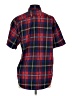 Levi's Plaid Red Short Sleeve Button-Down Shirt Size S - photo 2