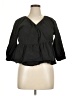 DAZY Black 3/4 Sleeve Blouse Size XL - photo 1