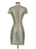 Alice + Olivia Metallic Silver Cocktail Dress Size 0 - photo 2