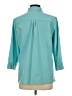 Croft & Barrow Teal 3/4 Sleeve Blouse Size L - photo 2