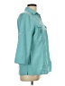 Croft & Barrow Teal 3/4 Sleeve Blouse Size L - photo 4