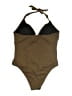 Unbranded Houndstooth Brown One Piece Swimsuit Size 3X - photo 2