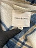 Thread & Supply 100% Polyester Plaid Blue Long Sleeve Blouse Size 1X - photo 7