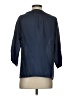 Pink Chicken 100% Silk Blue Blouse Size S - photo 2