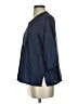 Pink Chicken 100% Silk Blue Blouse Size S - photo 5