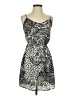 Aqua 100% Polyester Paisley Silver Cocktail Dress Size XS - photo 1
