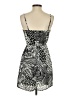 Aqua 100% Polyester Paisley Silver Cocktail Dress Size XS - photo 2