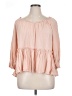 C established 1946 100% Rayon Pink 3/4 Sleeve Blouse Size XL - photo 1