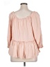 C established 1946 100% Rayon Pink 3/4 Sleeve Blouse Size XL - photo 2