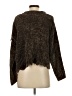 Cynthia Rowley TJX 100% Polyester Metallic Brown Pullover Sweater Size S - photo 2