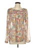 Ann Taylor LOFT 100% Polyester Ivory Long Sleeve Blouse Size L - photo 1